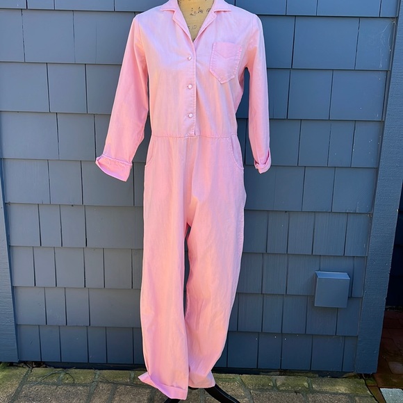 Vintage Pants - Vintage Oops California pink 70’s jumpsuit 11/12 cotton